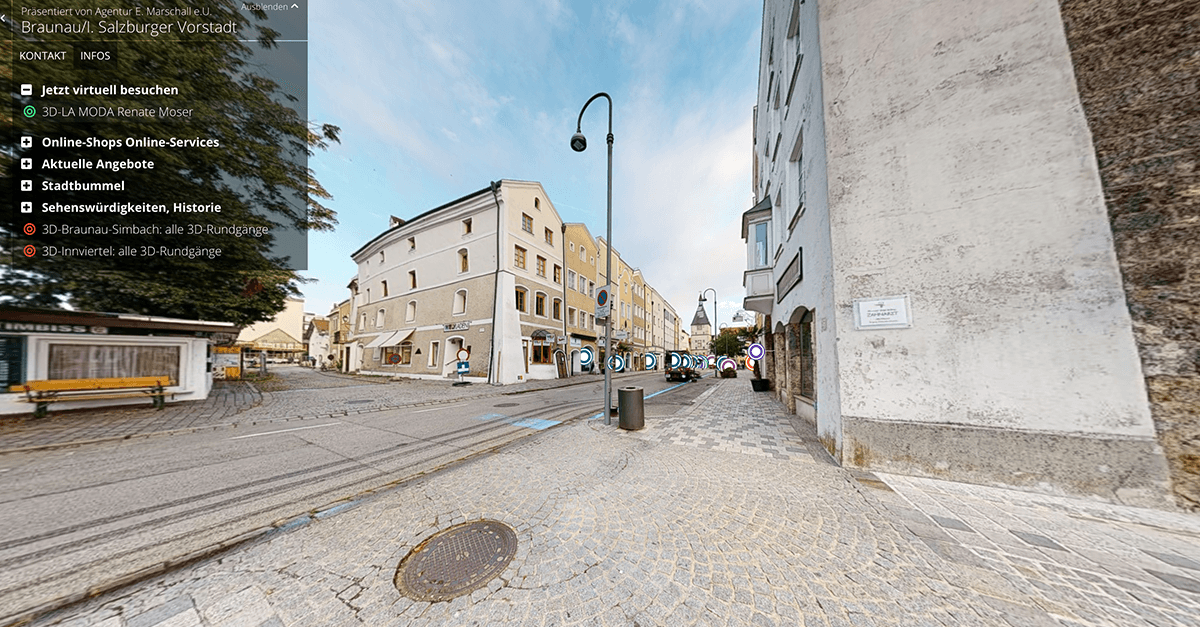 Immer wieder schön: die Braunauer Altstadt.